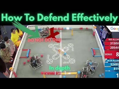 The Right Way to Defend in VEX Robotics | In-Depth Strategy Guide. (VEX push back)