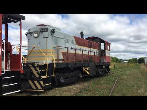 Canadian Pacific Railway S3 Switcher at Smiths Falls Railway Museum of Eastern Ontario