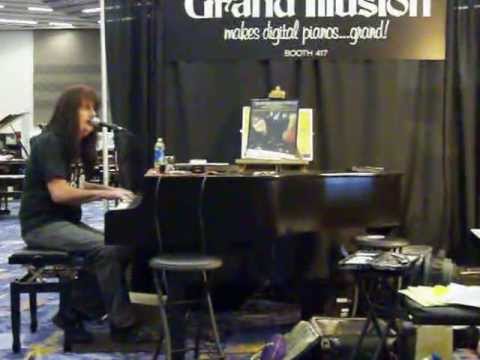 Martin Gerschwitz of Iron Butterfly and Darrell Mansfield perform 