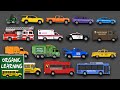 Learning Street Vehicles Names And Sounds For Kids Learn Cars Trucks Fire Engines More