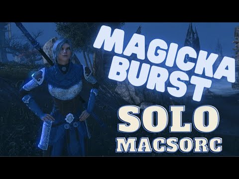 ESO - Magicka Burst - Solo Magicka Sorcerer that requires NO TRIAL gear!