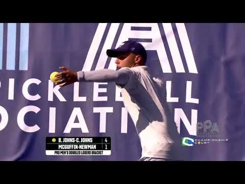 Ben Johns/Collin Johns Vs Riley Newman/Tyson Mcguffin - PPA Florida Grand Slam Men's Doubles Pro