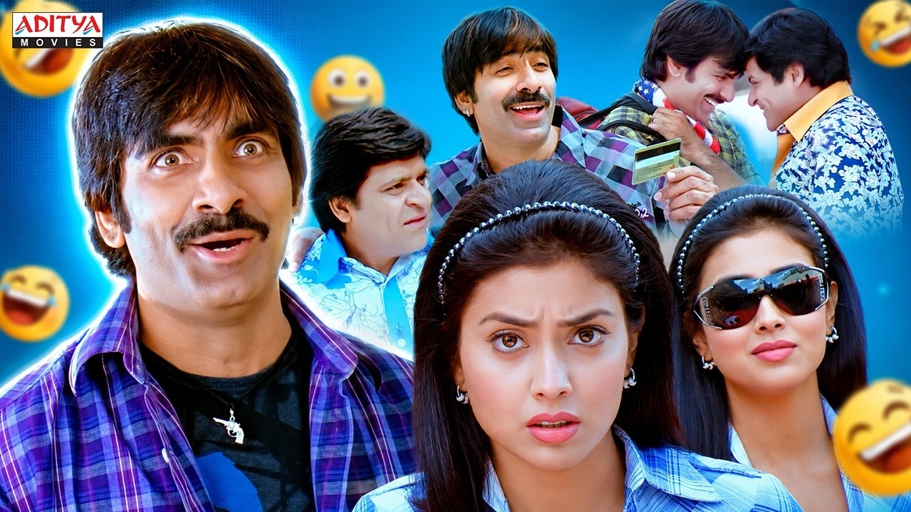 Sabse Bada Don Movie Comedy Scenes🤣 | Ravi Teja, Shriya Saran, Brahmanandam | Hindi Dubbed Movies