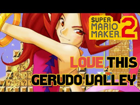 Super Mario Maker 2 (SMM2) - Zelda: Gerudo Valley Seesawing - AMAZING Gerudo Valley - No Commentary