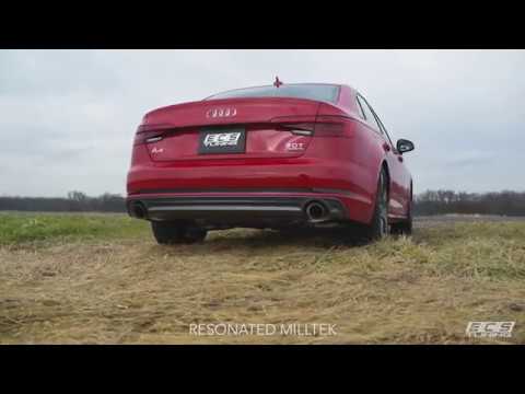 Audi B9 A4 Milltek Exhaust | Stock vs. Resonated vs. Non-Resonated