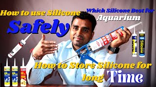 🔶Best Silicone for Aquarium || How to use Silicone✅