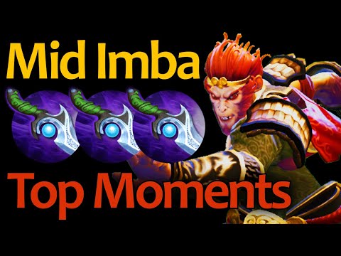 IMBA Monkey King MID — Diffusal Blade One-Shot Top Moments (7.39e · Immortal)