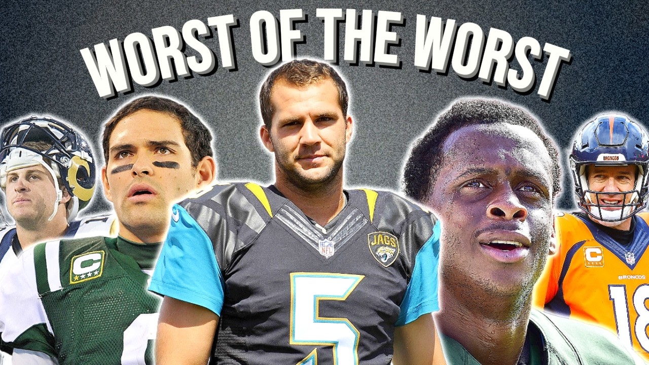 The WORST NFL Quarterback in Every Season of the 2010s