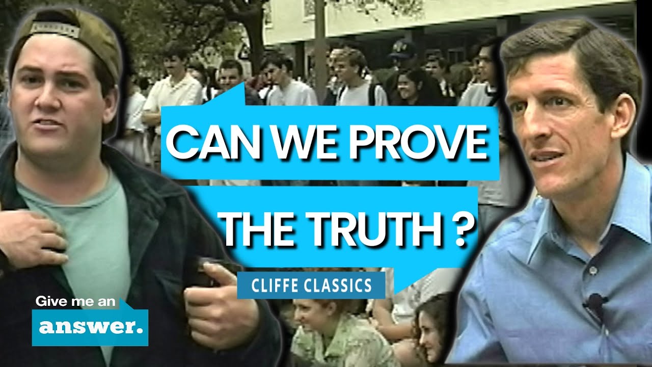 Cliffe Knechtle | Can We Prove What We Are Living For Is True? | Give Me an Answer
