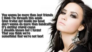 Demi Lovato - Something That We&#39;re Not - Lyrics