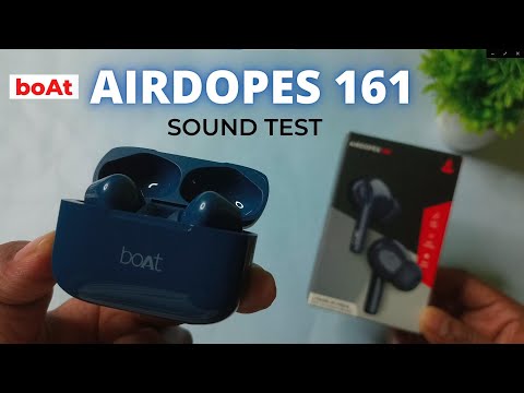Boat Airdopes 161 Unboxing and Sound Review | Best Tws Under 1000 |  Boat Airdopes 161 Review