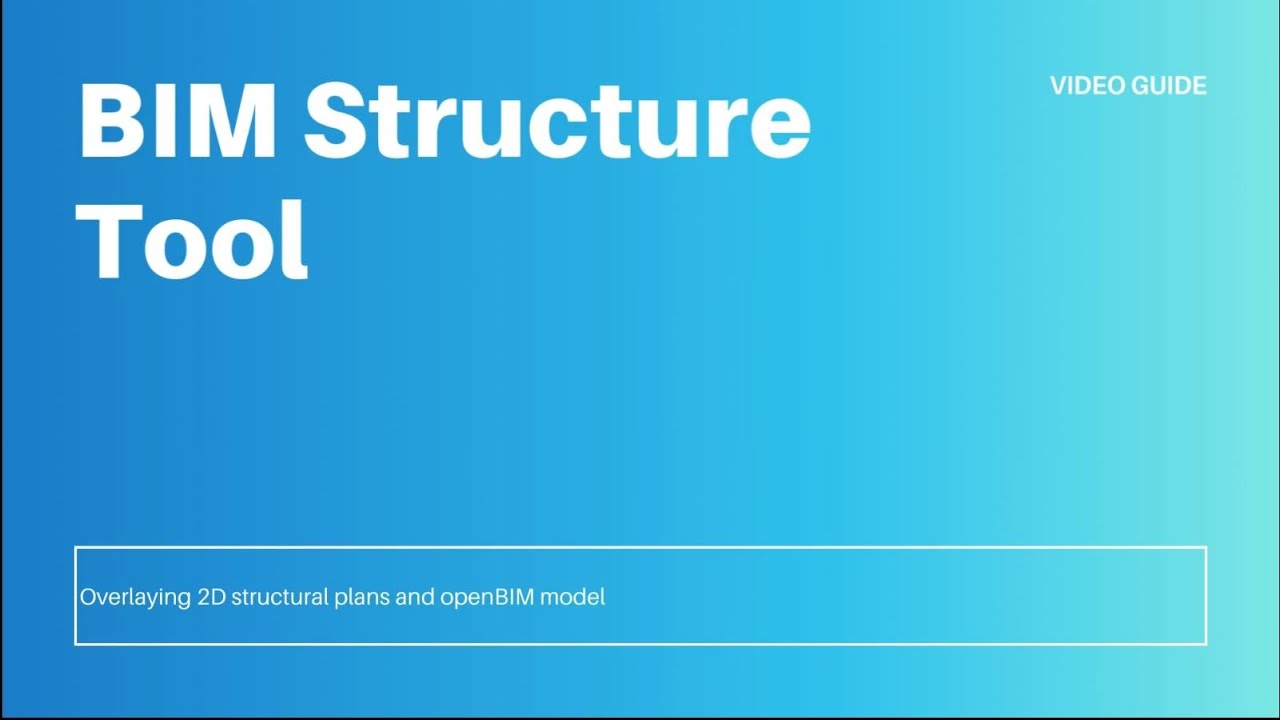 Overlaying 2D structural plans and openBIM model