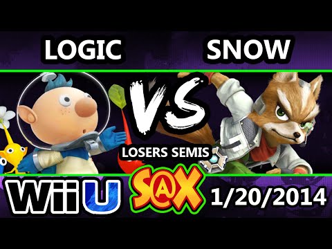 S@X - Snow (Fox) Vs. VGBC | Logic (Diddy Kong, Olimar) SSB4 Losers Semis - Smash 4