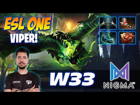 W33 VIPER - NIGMA vs WINSTRIKE - Dota 2 Pro Gameplay [Watch & Learn]