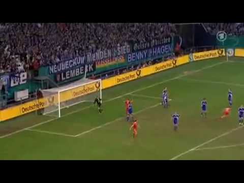 Arjen Robben´s Sololauf und Tor gegen Schalke 04 1:0