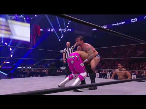 Piledriver to Anaconda Vise transition.....Beautiful.Best in the world #CMPunk #AEW #wrestling