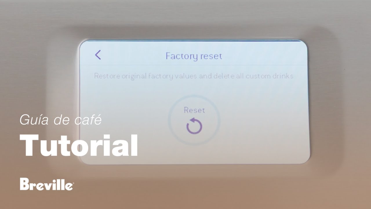 Cómo restablecer los valores de fábrica