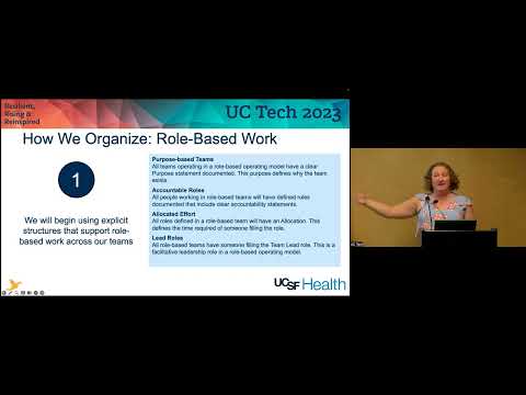 UC Tech 2023 - Transitioning from Old to New  A New Operating Model for Health IT