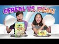 CEREAL VS REAL CHALLENGE Eating The World S Most Sour Breakfast Cereal