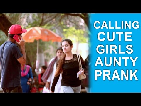 Calling Cute Girls 'AUNTY' Prank | Pranks in India | Trouble Seekers