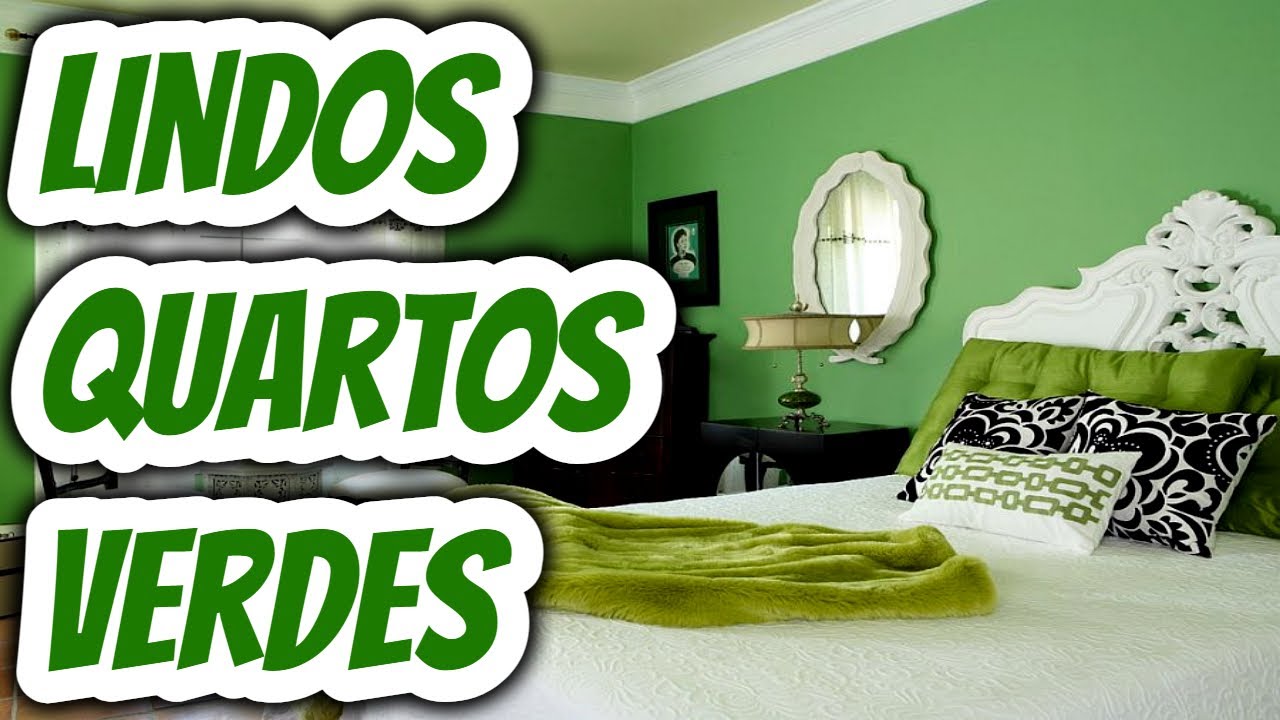 Modelos de Decoração de quarto na cor verde. Imagens Ideias de diferentes estilos para decorar o seu