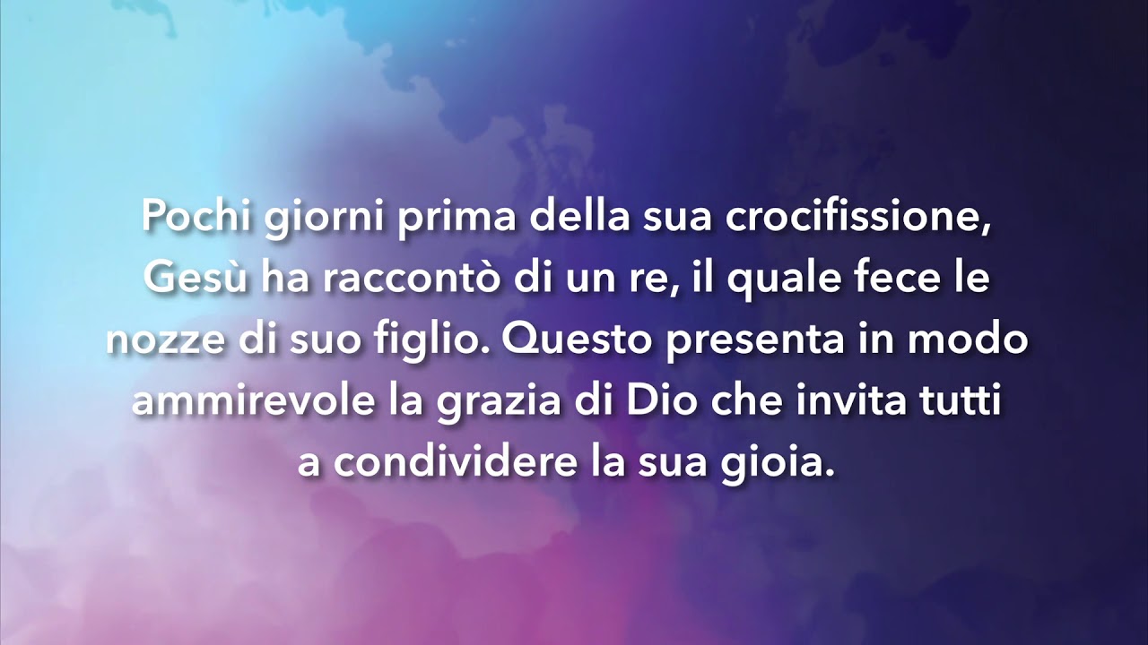 Meditazione Calendario "Parole di Vita" del 12 luglio 2019
