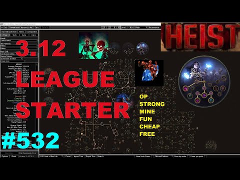 [Path of Exile] 3.12 League Starter (Vaal Summon Skeleton) Leveling Guide in Heist League - 532