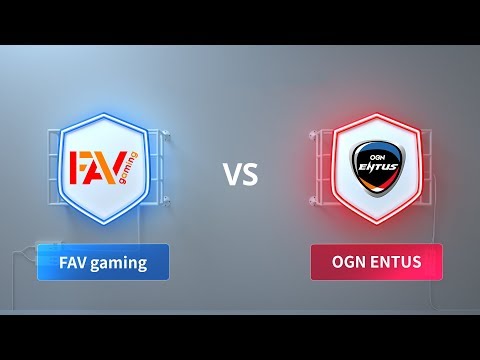 FAV Gaming vs OGN ENTUS - 2018 CRL Asia Week 6 Day 1