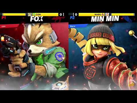 Big Cheese 3 SSBU: Con vs Naru (Fox vs Min Min) - Pool Wave B