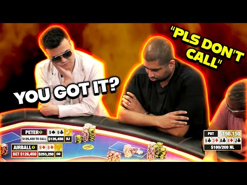 Nik Airball Overbet Bluffs $120K w/ 9 High - But is He a Boss?