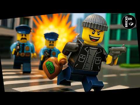Lego Crazy ATM and Bank Robbery Goes WRONG COMPILATION Full Story Heist Police Catch the crooks