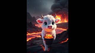 The  calf who made a fire dress#lion and calf # fire dress story #creative thinking#brave calf The  calf who made a fire dress#lion and calf # fire dress story #creative thinking#brave calf