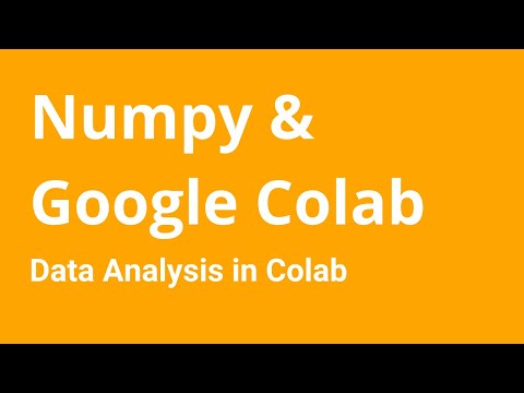 How To Create A Numpy Array On Google Collab Google_collab Python Programming Coading