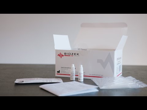 BIOZEK BNCP-402 covid 19 Rapid Test Instruction video