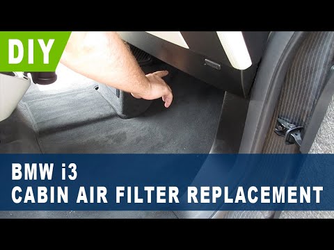BMW i3 Cabin Air Filter Replacement ( 2014 2015 2016 2017 2018 2019 2020 2021 )