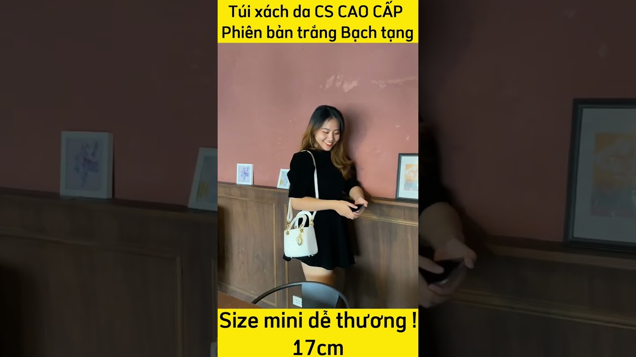 Túi nữ trắng Bạch tạng đẹp tinh khiết. Xách tay hoặc đeo đều rất đẹp!