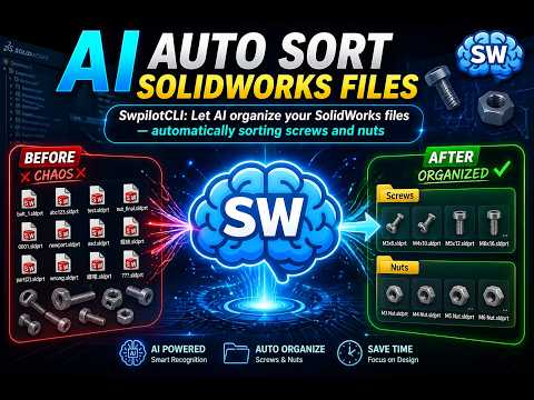 SwpilotCLI: Let AI organize your SolidWorks files automatically