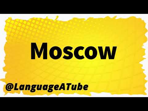 Moscow Pronunciation ⚡️ How To Pronounce Moscow!
