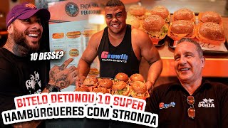 LEO STRONDA LEVOU BITELO NUM PÓS TREINO PESADO DE HAMBÚRGUERES