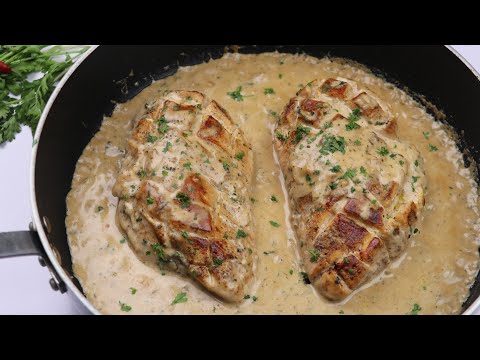 Creamy Garlic Chicken,Quick And Easy Chicken Recipe By Recipes Of the World