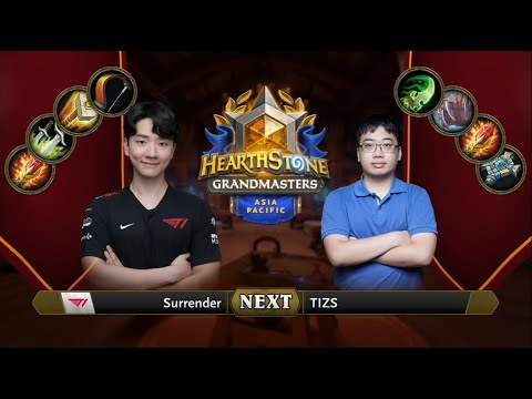 Surrender vs TIZS | 2021 Hearthstone Grandmasters Asia-Pacific | Top 8 | Season 1 | Week 2