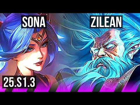 SONA & Miss Fortune vs ZILEAN & Corki (SUP) | 0/1/5 | KR Master | 25.S1.3
