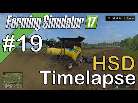 Farming Sim 17 - HSD - Timelapse #19 - Mega Harvest