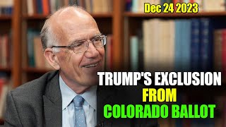 Victor Davis Hanson -Trump&#39;s exclusion from Colorado ballot.