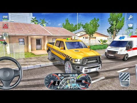 Taxi Sim 2020 - Dodge Ram Suv Taxi Driving in New York City - Car Games Android Gameplay