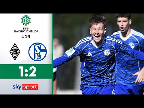 Doppelpack-Blitzstart sichert Sieg! | Borussia M'gladbach - FC Schalke 04 | U19-DFB-Nachwuchsliga