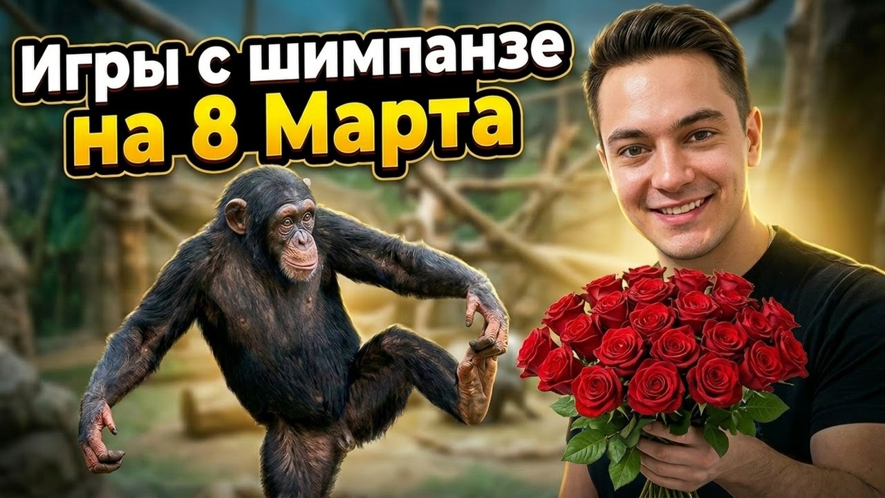 Как Шимпанзе Празднуют 8 Марта? Страстные Игры с Пируэтами!