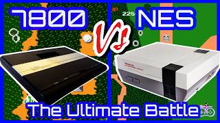 Atari 7800 Vs. NES - The Ultimate Battle of Retro Video Game Consoles - Compare 5 Classic Games