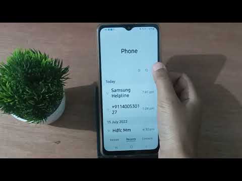 how to unhide block calls on samsung galaxy m13