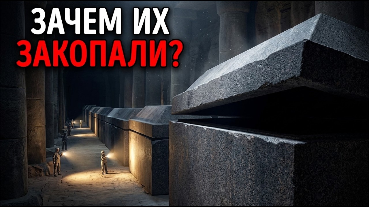 Зачем эти гигантские саркофаги закопали ровно в ряд?!
